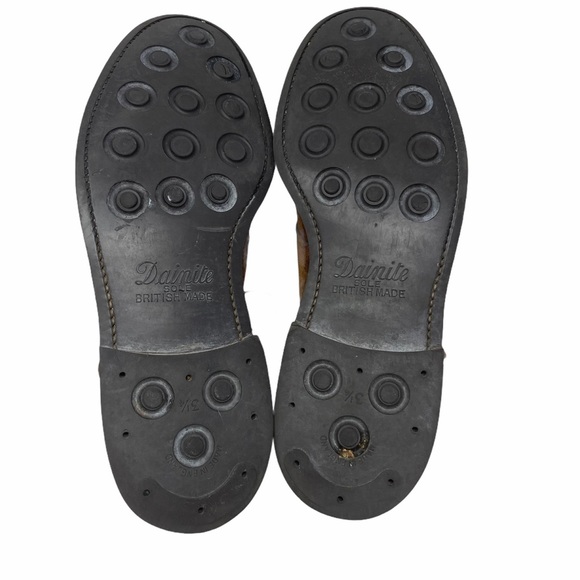 Grenson brown suede lace up booties size 9.5 - Picture 8 of 11